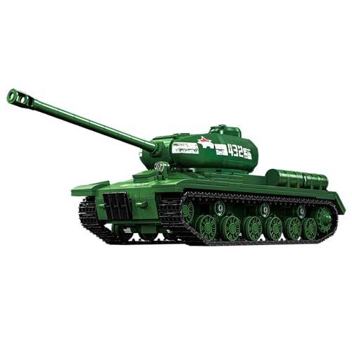 IS-2 Schwer II Armee Panzer Baustein Baukasten, 1402Stück WW2 Militär Sammlung 1:28 Panzer Modell Spielzeug, Soldat Waffen Fahrzeuge Klemmbausteine Kit, Ideen Geschenke für Kinder Erwachsene von DzirePada