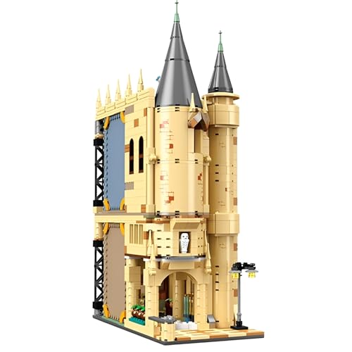 Magische Welt Schloss Bausteine Bausatz, 1287Stück Harry Schloss Haus Klemmbausteine Kit, STEM Film Sammlerstück Architektur Modell Spielzeug, Ideen Geschenke für Fan Kinder Erwachsene(JJ9149) von DzirePada