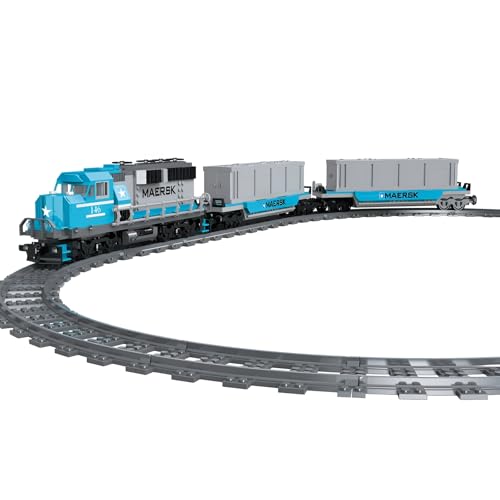 Marsk Zug Bausteine Bausatz mit Schienen, 1078Stück High Speed Rail Lokomotive Modell Spielzeug, Creative Technick Zug Klemmbausteine Kit, Ideen Geschenke für Fans Kinder Erwachsene Büro Home Decor von DzirePada