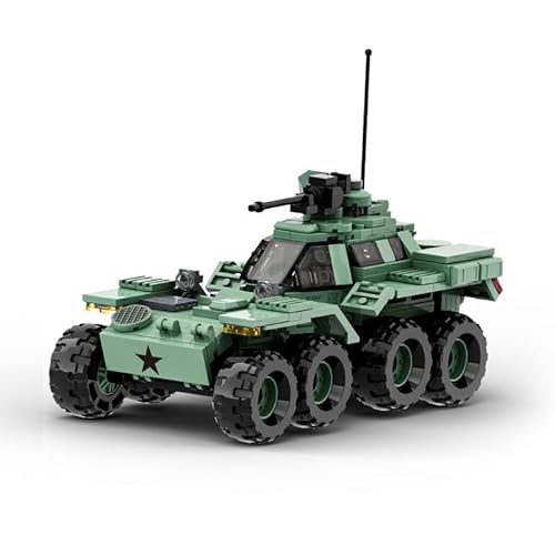 Technik Panzer Bausteine Modell, 339 Teile Militär The Lockheed XM808 Twister Panzer Bausteine Bausatz, Klemmbausteine MOC Konstruktionsspielzeug Set für Kinder Erwachsene und Militärfans (3514) von DzirePada