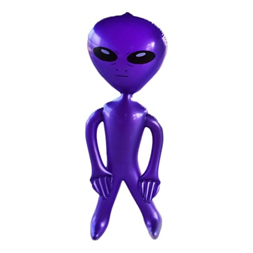 DzpKrka Aufblasbares Alien, 35 Zoll Aliens Aufblasbares Spielzeug, Alien Ballon, Halloween Aufblasbarer Alien Dekoration, Grünes Alien Aufblasen, Aufblasbare Halloween Dekorationen and Alien Thema von DzpKrka