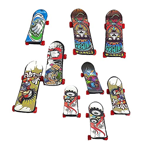 DzpKrka -Griffbrettspielzeug - Modische -Finger-Skateboards Spielzeug,Skateboard Fingerboards Fingerspielzeug Pack, Geschenke für Kinder Finger Skater für Teenager Erwachsene Favor von DzpKrka