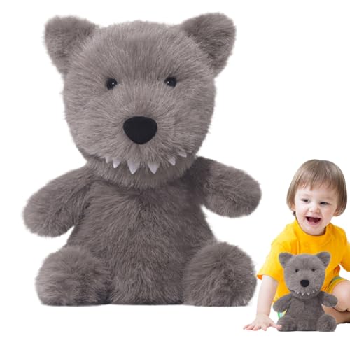 DzpKrka Plush Wolf,25 cm Spielzeug Wolf | Niedliches Hautfreundliches Figurenkissen Deko Für Kinderzimmer Wohnzimmer Geschenk Kinder DzpKrka Plush Wolf,25 cm Spielzeug Wolf | Niedliches Hautfreundliches Figurenkissen Deko Für Kinderzimmer Wohnzimmer Geschenk Kinder von DzpKrka