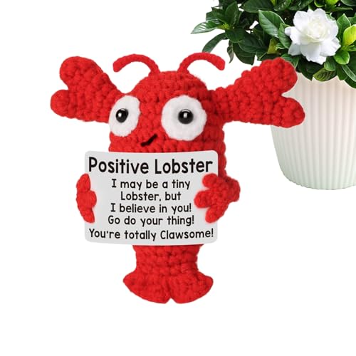 DzpKrka Positiver Emotionale Puppe | Inspirierende kleine handgefertigte gestrickte Tierfiguren,Gestrickte Motivationsfigur Geschenk Teens Freunde Lehrer Geburtstag Mutter Vater Tag DzpKrka Positiver Emotionale Puppe | Inspirierende kleine handgefertigte gestrickte Tierfiguren,Gestrickte Motivationsfigur Geschenk Teens Freunde Lehrer Geburtstag Mutter Vater Tag von DzpKrka