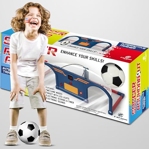 Fußball-Trainerball-Set, Fußball-Kreisverkehr, Sport-Spiele, Geschenke, Fuß-Augen-Koordination, Hand-Auge, Fußballübungen, Agility-Training von E E-JET GAMES