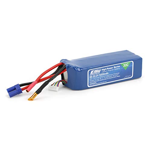 22.2V 5000mAh 6S 30C LiPo Battery: EC5 von E-Flite