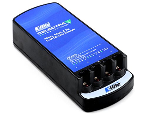 Celectra 4-Port 1S 3.7V 0.3A DC Li-Po Charger von E-Flite