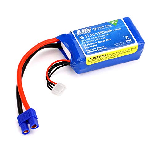 E-flite 3S 11,1V 1350mAh 30C LiPo-Akku m. EC3-Stecker von E-Flite