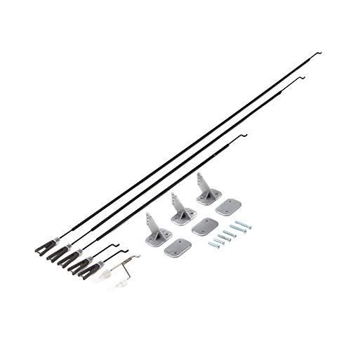 Pushrods and Control Horn Set: P-51D von E-Flite