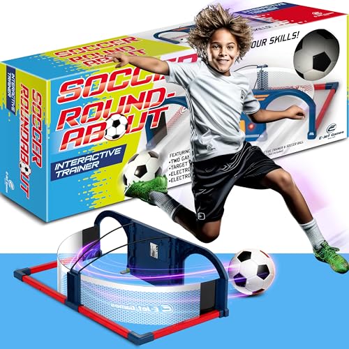 E-JET Fußball Spielzeug für 6 7 8 9 10 Jahren, Sportspaß für Garten Indoor Outdoor, Fußball-Übungen Spiele | Geschenke für Jungen Mädchen von E-JET