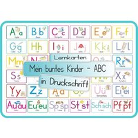 Mein buntes Kinder-ABC Druckschrift mit Umlauten, Doppellauten und Sp, St, Sch und Pf von E & Z Verlag GmbH
