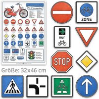 Meine Verkehrszeichen für die Fahrradprüfung- mit den neuen Verkehrszeichen von E & Z Verlag GmbH