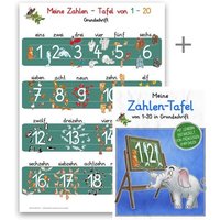 Meine Zahlen-Tafel von 1-20-Set in Grundschrift von E & Z Verlag GmbH