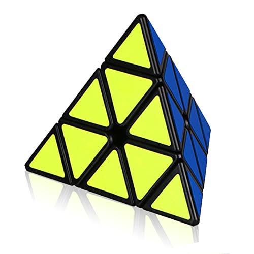 EACHHAHA zauberwürfel Pyramide 3x3,Speed Cube Pyramid,Professionel,Glatt,Hohe Toleranz,Stahlkugelpositionierung, stabilere Leistung,Geeignet für Wettbewerbstraining und Geburtstagsgeschenke von EACHHAHA