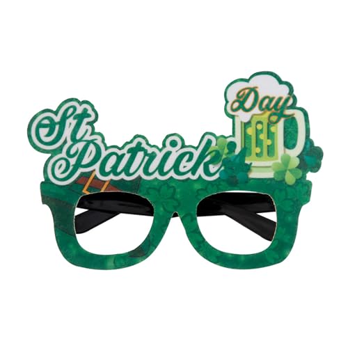 EAJORN Patricks Day Sonnenbrille, irische Brille, grün, für Kinder und Erwachsene, Festival-Dekoration von EAJORN