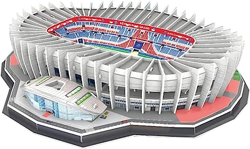 EAUSO 3D-Puzzle, Stadion-3D-Puzzle, Stadionmodell-DIY-Puzzle, Gebäudemodell for Erwachsene, Bausätze (42 * 35 * 7,8 cm), einfarbig von EAUSO