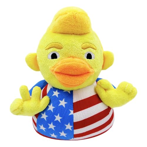 EAZVUE Trump Merchandise Donald Trump Duck Entzückende Plüschente Trump Ente für Kinder und Erwachsene Geschenke Tiermottopartys von EAZVUE