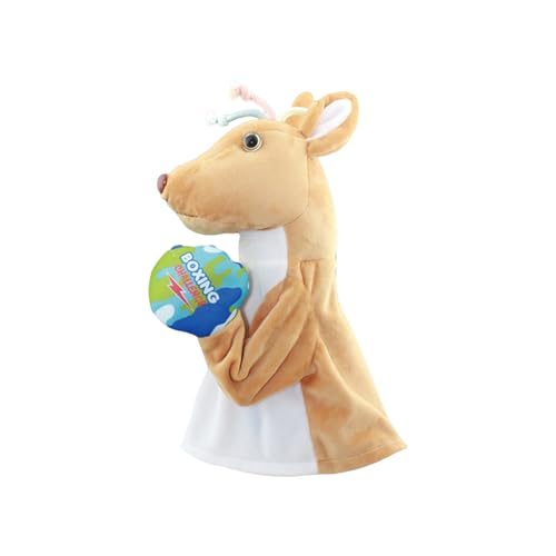 Tier Handpuppen Puppen für Kleinkinder 1-3 Kreative Känguru Dinosaurier Kleinkind Handpuppe Plüschtier mit Soundeffekten, Handpuppen für Kinder und Kleinkinder (Känguru) von EAZVUE