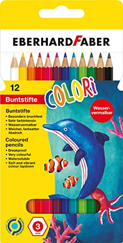 EBERHARD FABER 516012 Aquarellstift, 12er Kartonetui von Eberhard Faber