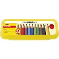 FABER 511408 Farbstift Jumbo Buntstiftbox 12teilig von EBERHARD FABER