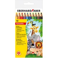 FABER 511409 Farbstift Buntstifte 10x dick von EBERHARD FABER