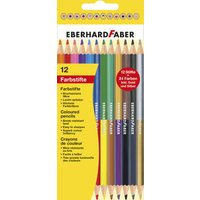 FABER 514811 Farbstift Buntstift hexagonal 12er Etui von EBERHARD FABER