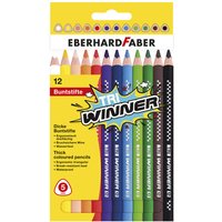 FABER 518412 Buntstift TRI Winner 12er Etui von EBERHARD FABER