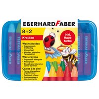 FABER 524011 Wachsmalstift EFA Wachskreide Plastikbox von EBERHARD FABER