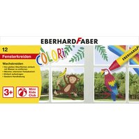 FABER 524112 Wachsmalstift EFA Fensterkreide Kartonetui von EBERHARD FABER