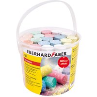 FABER 526520 Straßenmalkreide EFA GLITZER 20er Eimer von EBERHARD FABER