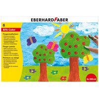 FABER 578806 Fingerfarbe 100 ml 6er Schachtel von EBERHARD FABER