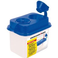 FABER 579900 Pinselwaschbox Wasserbox 2 Näpfchen - blau von EBERHARD FABER