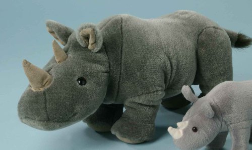 EBO 69136 Nashorn, 34cm, steingrau EBO 69136 Nashorn, 34cm, steingrau von EBO Plüschtiere
