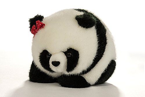 Kugelpanda 22cm weiß-schwarz von EBO Plüschtiere