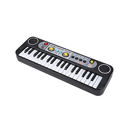 Kinder Keyboard Mit Mikrofon-37 Tasten Elektrisches Digitales Schlüsselbrett Klavier Musikinstrumente Kinderspielzeug Mit Mikrofon von EBTOOLS