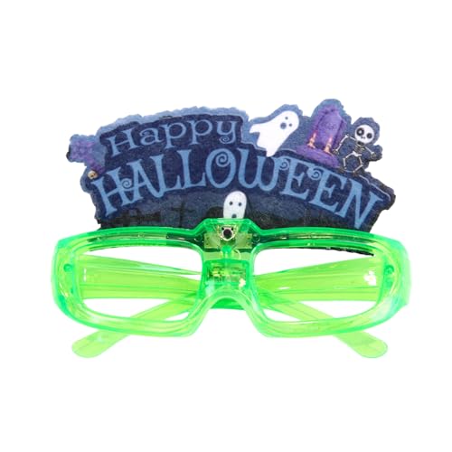 EBVincxmk LED-Leuchte Brille, beleuchtete Brille für Bühnenauftritte, bequeme Brille, Halloween-Dekoration von EBVincxmk