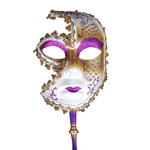 EBVincxmk Maskerade Halloween Cosplay Halbe Maskerade Halbe für Halloween Kostüm Maskerade Party Abschlussbälle von EBVincxmk