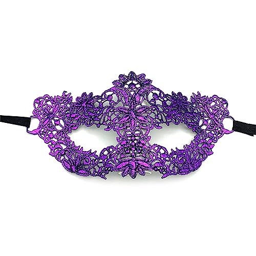 EBVincxmk Spitzen-Augenmaske, lustig, Vintage-Maske, für Damen und Herren, Halloweenball, Cosplay, Foto, Unisex, Spitze, Halloween, Erwachsene, Prinzessinnen-Make-upBall, Spitzenmaske, vergoldet, von EBVincxmk