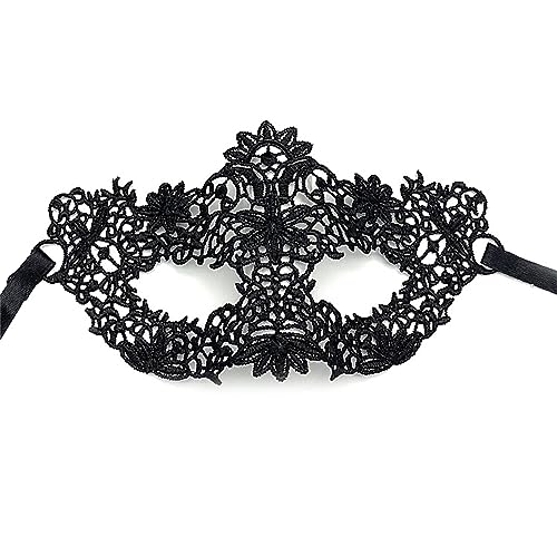 EBVincxmk Spitzen-Augenmaske, lustig, Vintage-Maske, für Damen und Herren, Halloweenball, Cosplay, Foto, Unisex, Spitze, Halloween, Erwachsene, Prinzessinnen-Make-upBall, Spitzenmaske, vergoldet, von EBVincxmk