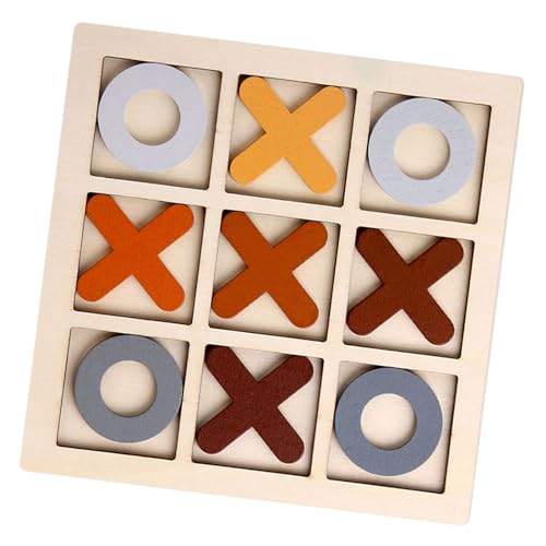 Holzbrettspielspielzeug Eltern Kind Interaktionsspiel Brettpuzzle Schachspiel 2-Personen Kampf Desktop Partyspielzeug Puzzle Schachspiel Schreibtischspielzeug von ECMQS