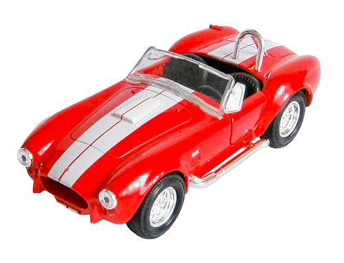 1965 Shelby Cobra 427 S/C Modellauto Metall 4-VAR. Modell Auto Spielzeugauto 86 (Rot) von ECO