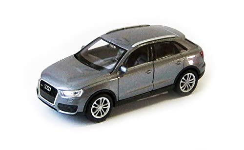 Eco Audi Q3 11,5 cm Modellauto 4 Farben Modell Auto Metall Spielzeugauto 86 (Grau) von ECO