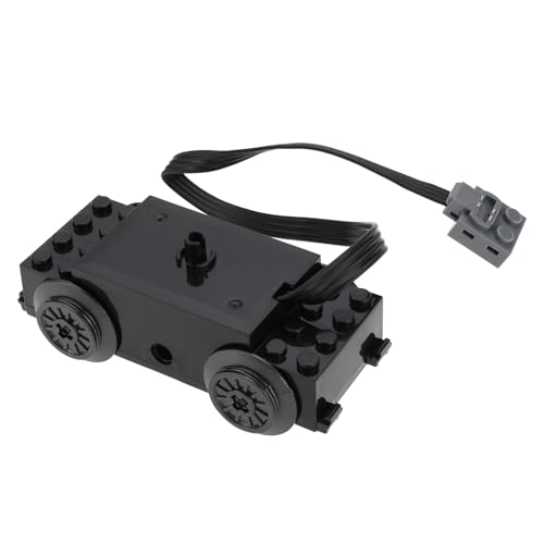 ECSiNG Ein Set Power Functions Zugmotor Fernbedienung Batteriebox Zugmaschinen Holzbaustein Kraftmotor Mechanische Gruppe Kompatibel mit Lego 88002 Motor von ECSiNG