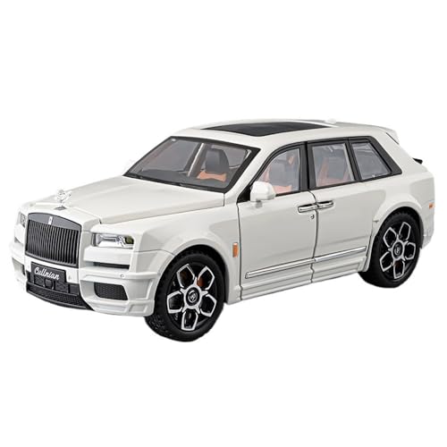 ECVHIPKLG Für 1:20 Automodell Cullinan Automodell Legierung Spielzeugauto Geschenk Ornamente(White) von ECVHIPKLG