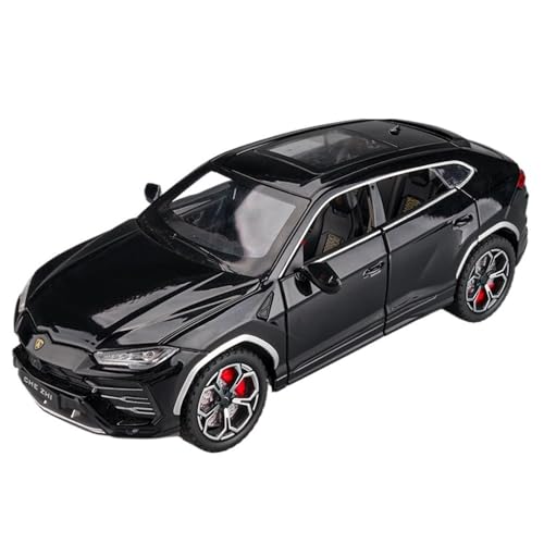 ECVHIPKLG Für 1:22 Bison Modell Simulation Legierung Bull SUV Sportwagen Sammlung Auto Modell Spielzeug(Black) von ECVHIPKLG