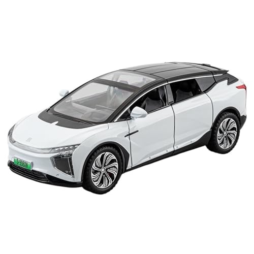 ECVHIPKLG Für 1:22 HiPhiX Legierung Auto Modell Große Simulation Energy Auto Modell Sportwagen(White) von ECVHIPKLG