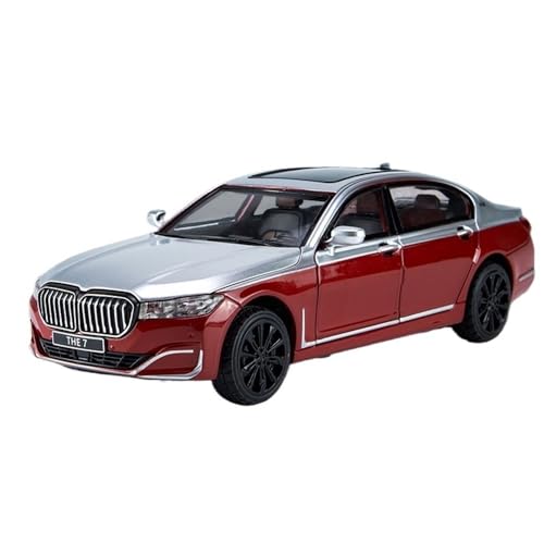 ECVHIPKLG Für 1:24 7 Series Automodell 760Li Yaoying Special Edition Legierung Auto Modell Sammlung Ornamente Spielzeugauto(Silver) von ECVHIPKLG