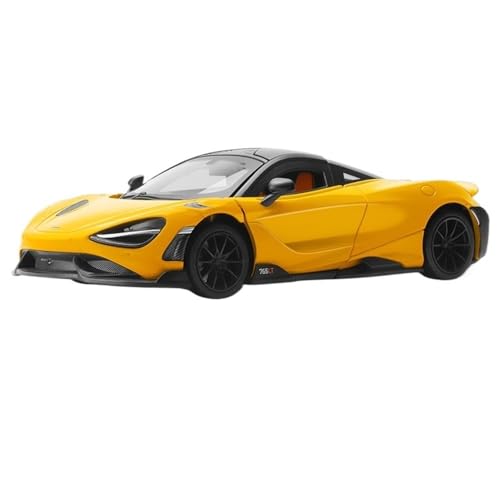 ECVHIPKLG Für 1:24 765LT Automodell Supercar Automodell Legierung Rennwagen Spielzeugauto(Yellow) von ECVHIPKLG