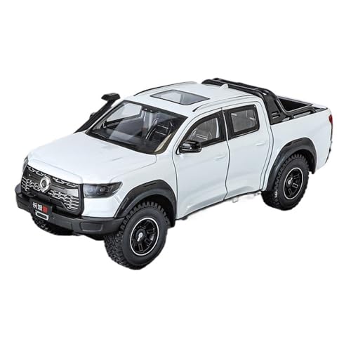 ECVHIPKLG Für 1:24 Legierungsmodell Pickup Truck Geländewagenmodell Mit Ton Und Licht(White) von ECVHIPKLG