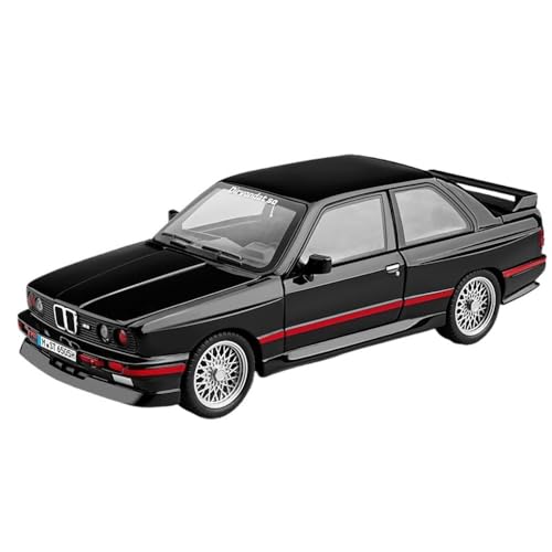 ECVHIPKLG Für 1:24 M3 Spielzeugauto Modell 3 Serie E30 Legierung Auto Modell Sport Auto Spielzeug Sammlung(Black) von ECVHIPKLG